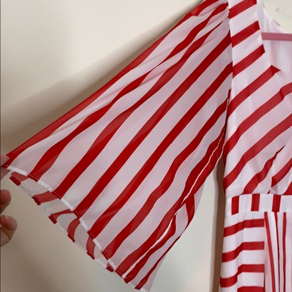 Chelsea28 Multi Stripe Maxi Dress NWOT Size Small - Picture 6 of 10